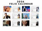 Custom 2026 Felix Stray kids calendar