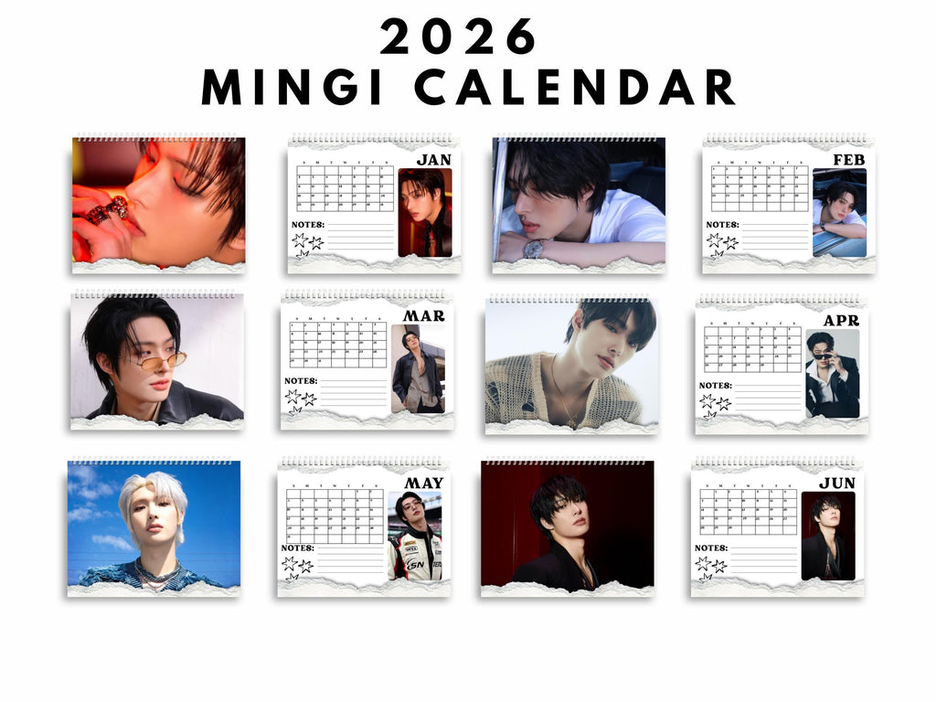 Custom Mingi calendar  2026