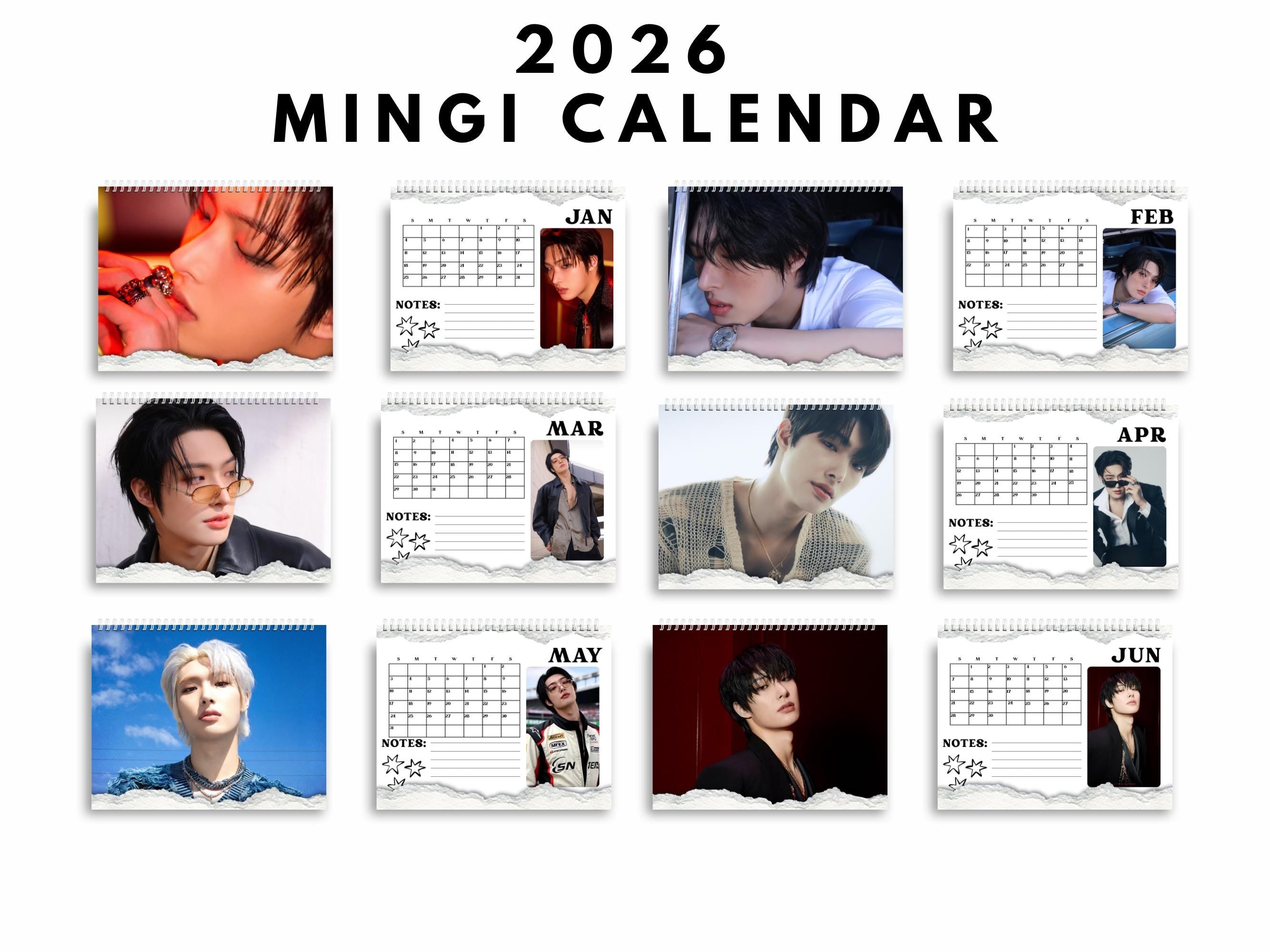 Custom Mingi calendar  2026
