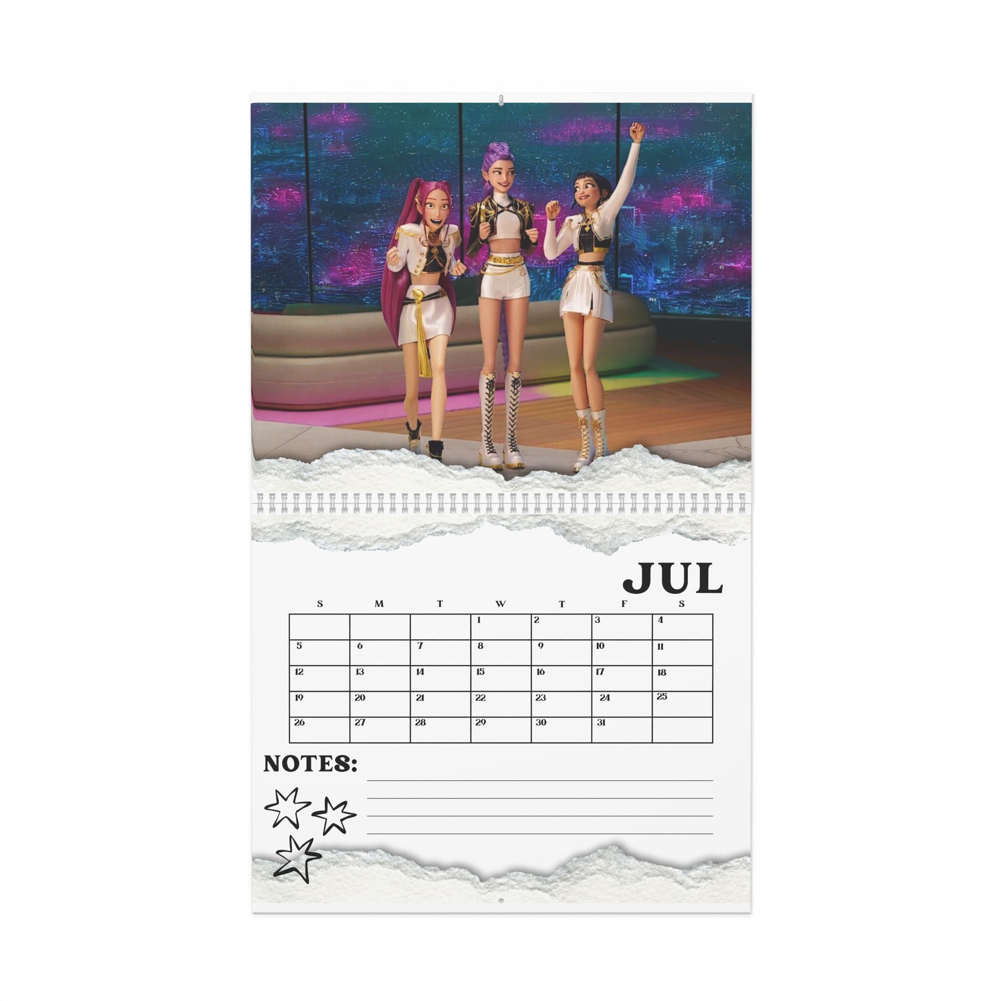 Huntrix 2026 Calendar