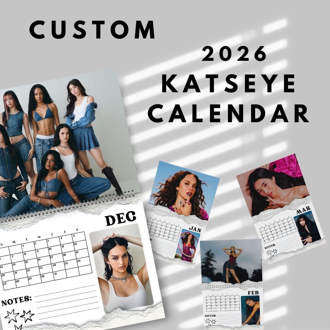 Katseye 2026 Wall Calendar