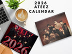 Custom 2026 Ateez wall Calendar