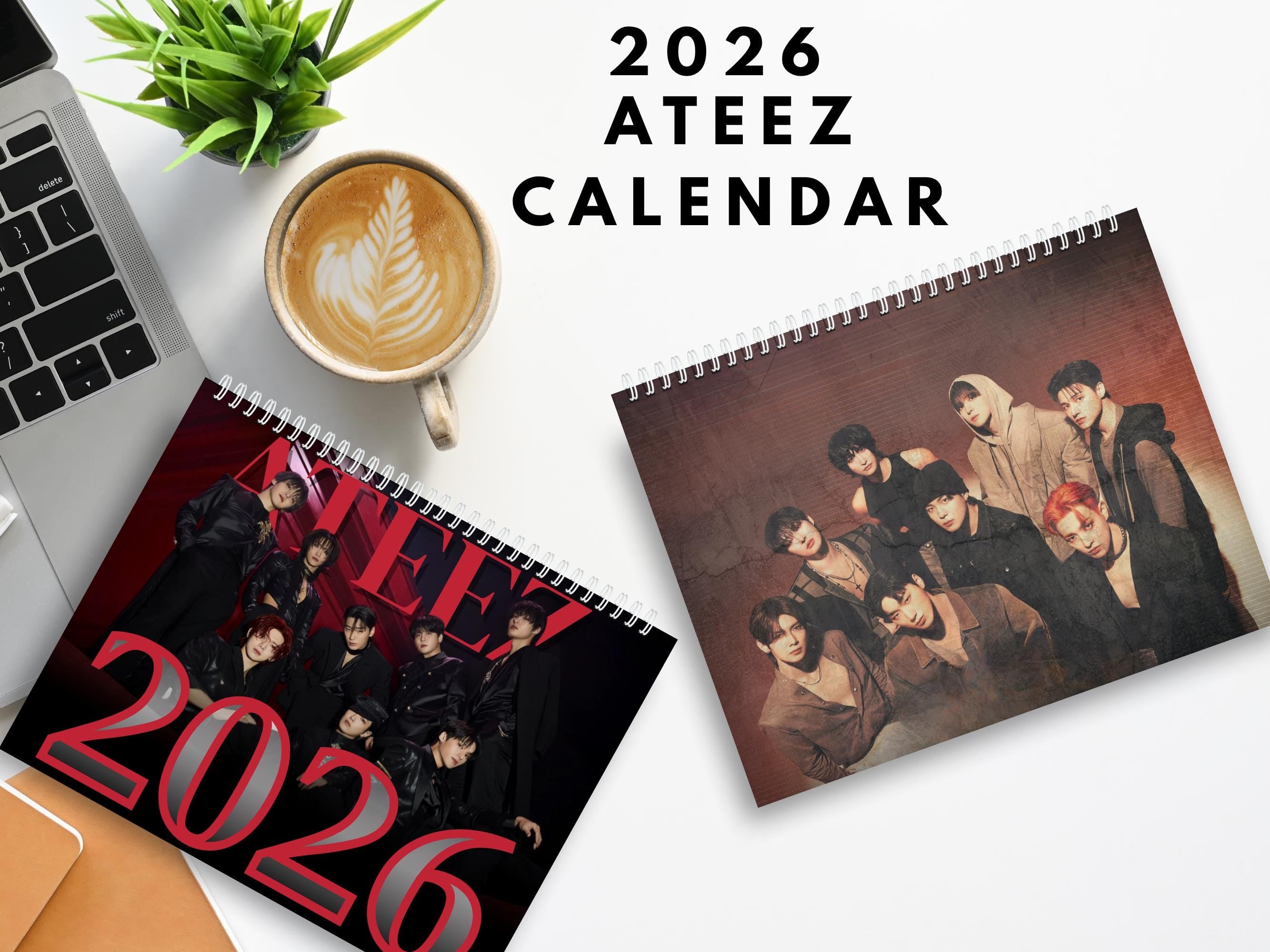 Custom 2026 Ateez wall Calendar