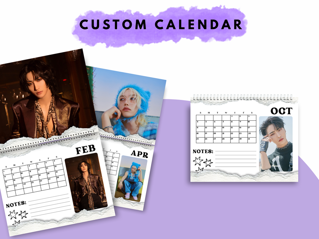 Custom Seonghwa 2026 calendar