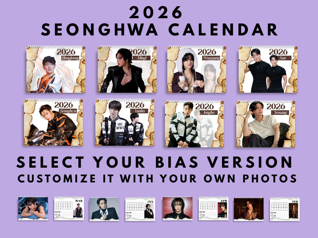Custom Seonghwa 2026 calendar