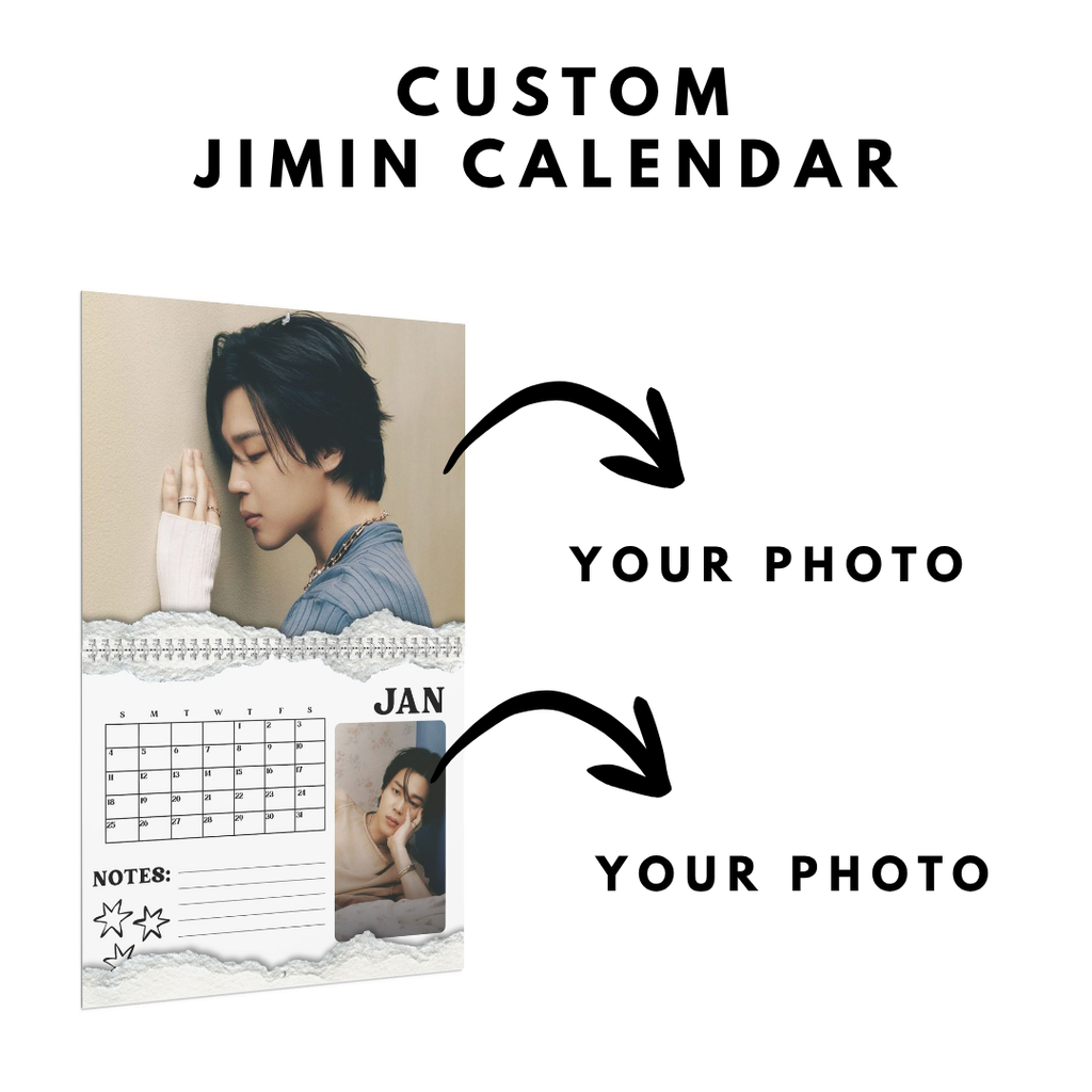 Custom 2026 Bts Jimin calendar for army , for kpop fans