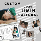 Custom 2026 Bts Jimin calendar for army , for kpop fans