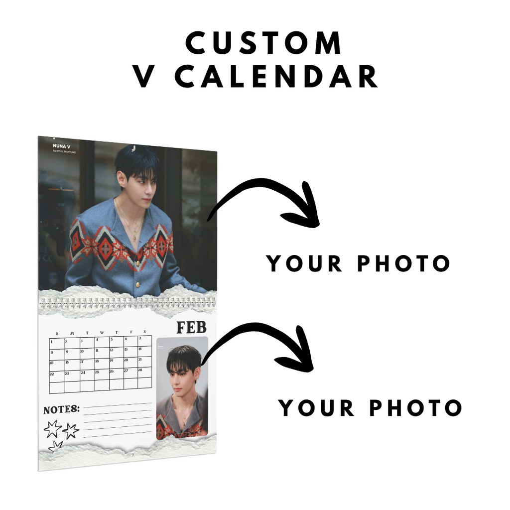 Custom 2026 Bts v calendar for army , for kpop fans