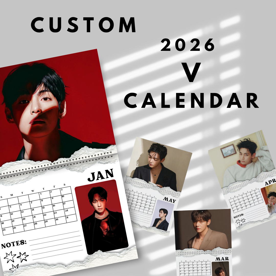 Custom 2026 Bts v calendar for army , for kpop fans