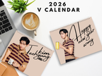 Custom 2026 Bts v calendar for army , for kpop fans
