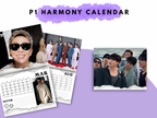 P1 harmony calendar 2026 , wall calendar for kpop fans