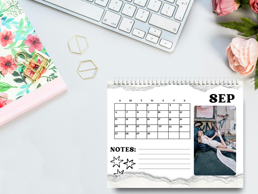 Custom Itzy 2026 wall calendar