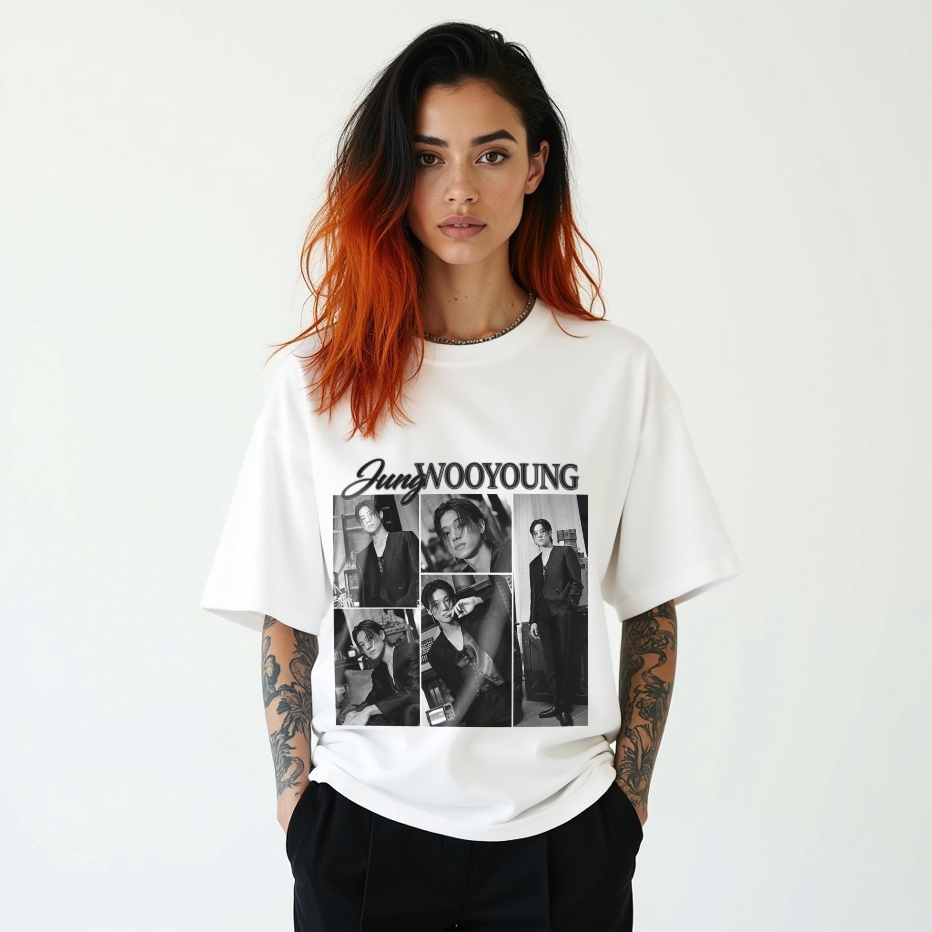 Vintage Wooyoung Ateez Shirt