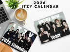 Custom Itzy 2026 wall calendar