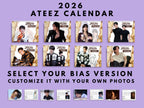 Custom 2026 Ateez wall Calendar