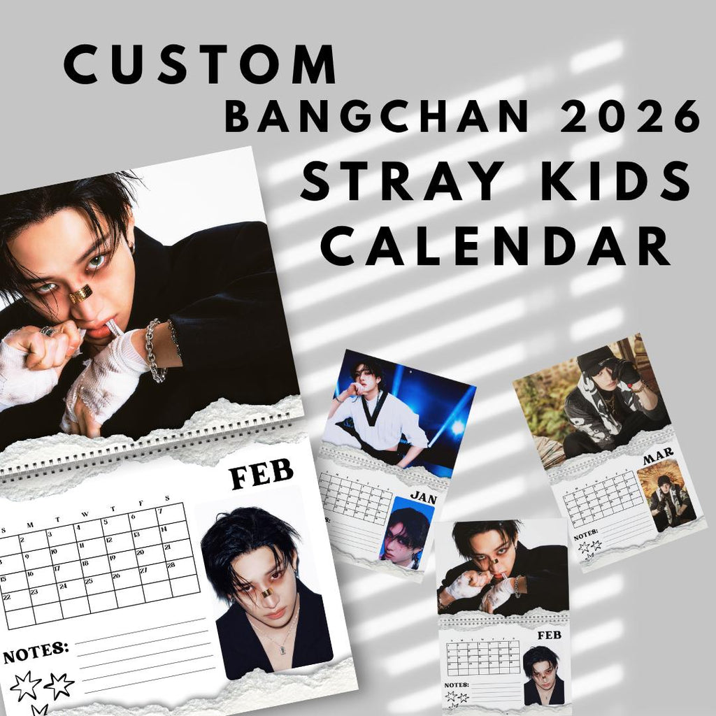 Custom 2026 Bangchan Stray kids calendar