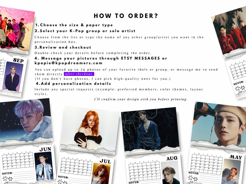 Katseye 2026 Wall Calendar