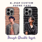 CUSTOMIZABLE Kpop Bias Phone Case, Kpop Aesthetic Phone Case, Custom Phone Cases, Personalized Phone Case