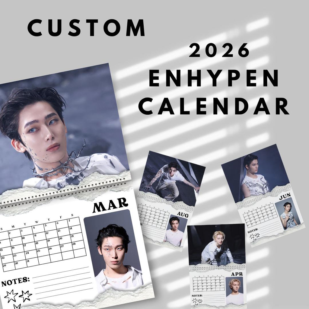 Enhypen 2026 wall Calendar