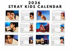 Custom Stray Kids Calendar 2026