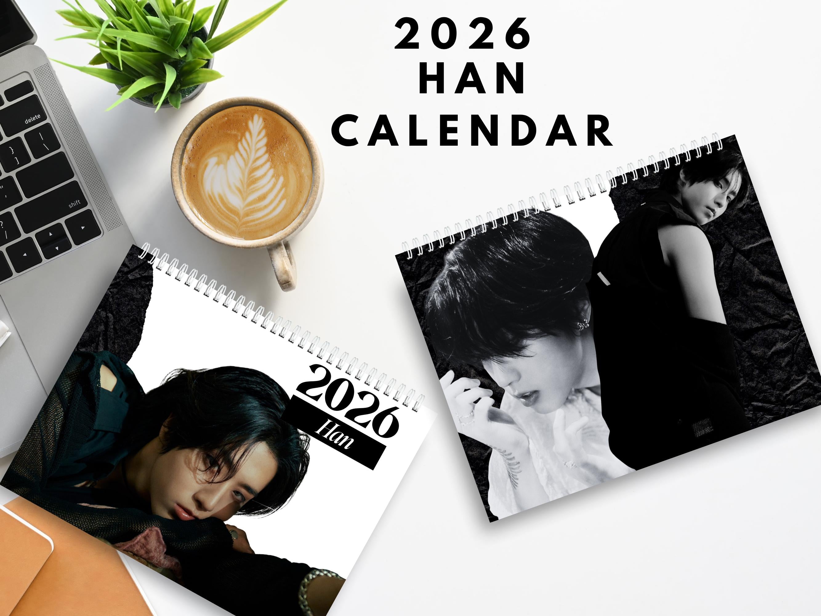 Custom 2026 Han Stray kids calendar