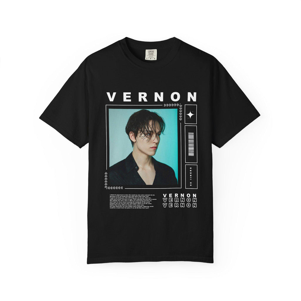 Vernon Seventeen Kpop Shirt: Vintage Graphic Tee for Carats