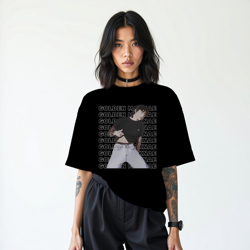 Jungkook Golden Maknae Shirt: Kpop Fan Tee