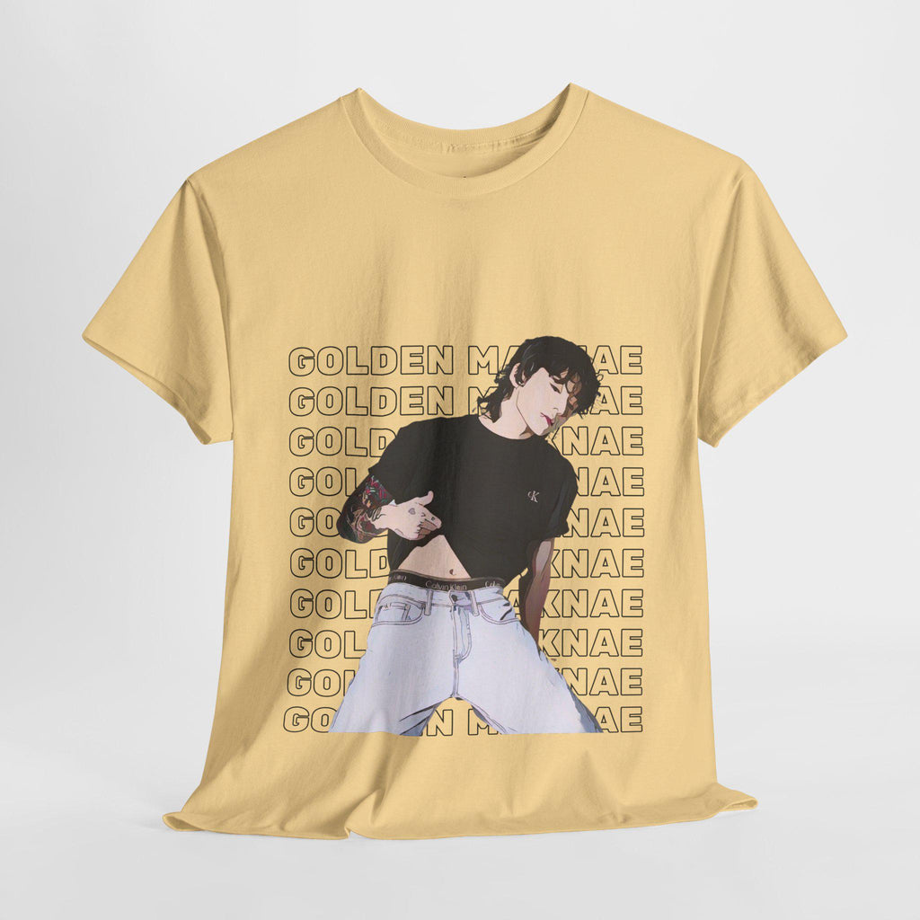 Jungkook Golden Maknae Shirt: Kpop Fan Tee
