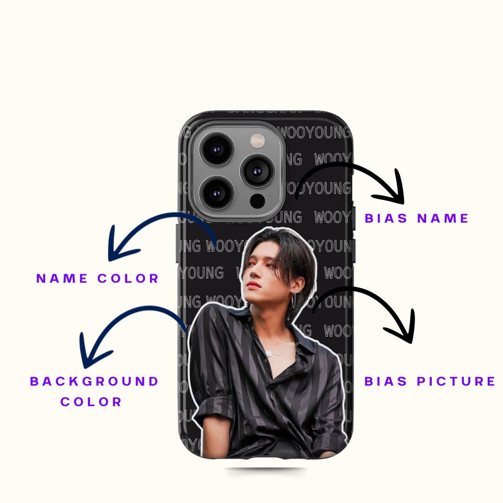 CUSTOMIZABLE Kpop Bias Phone Case, Kpop Aesthetic Phone Case, Custom Phone Cases, Personalized Phone Case