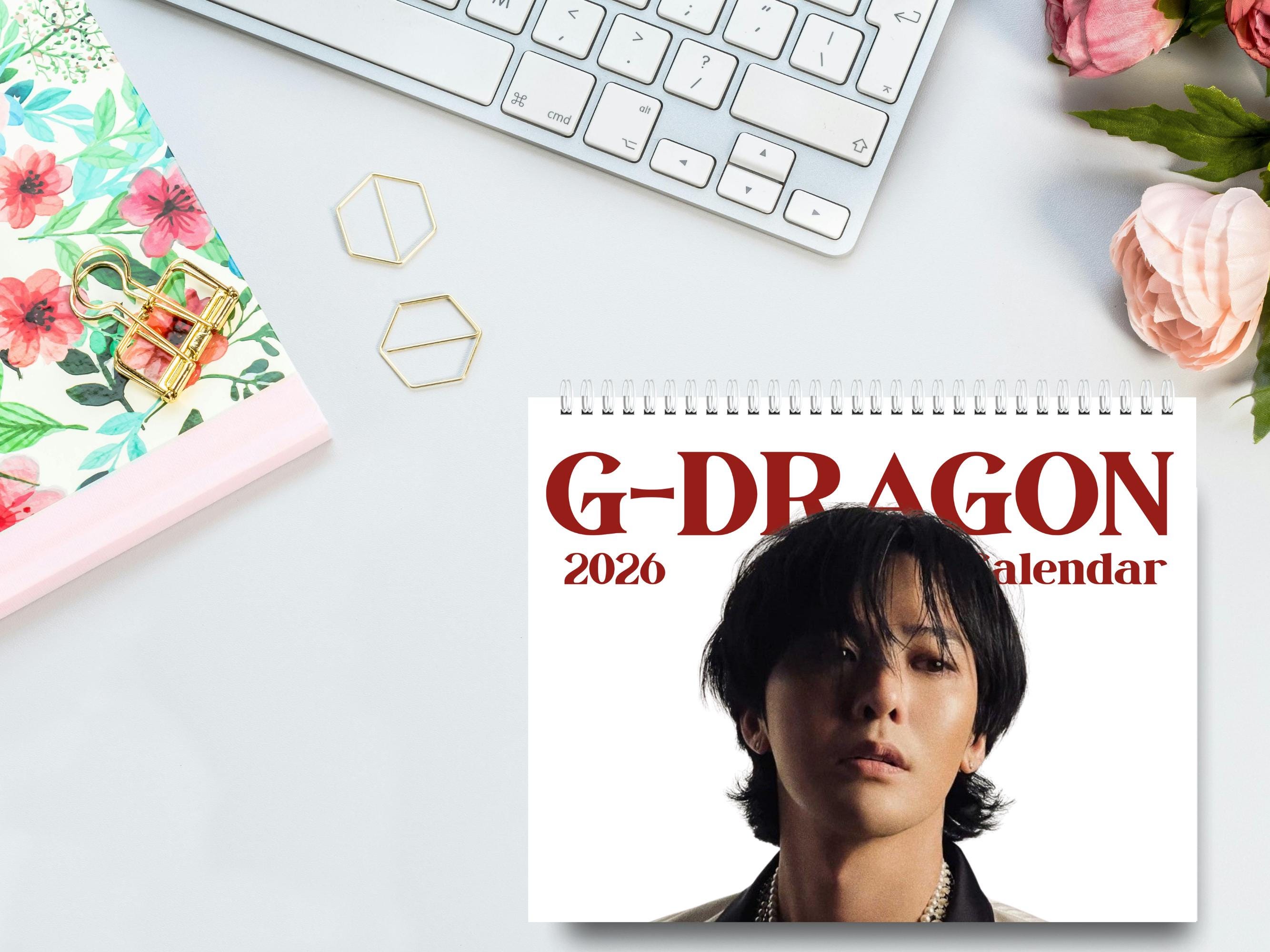 Gdragon Bigbang 2026 wall Calendar