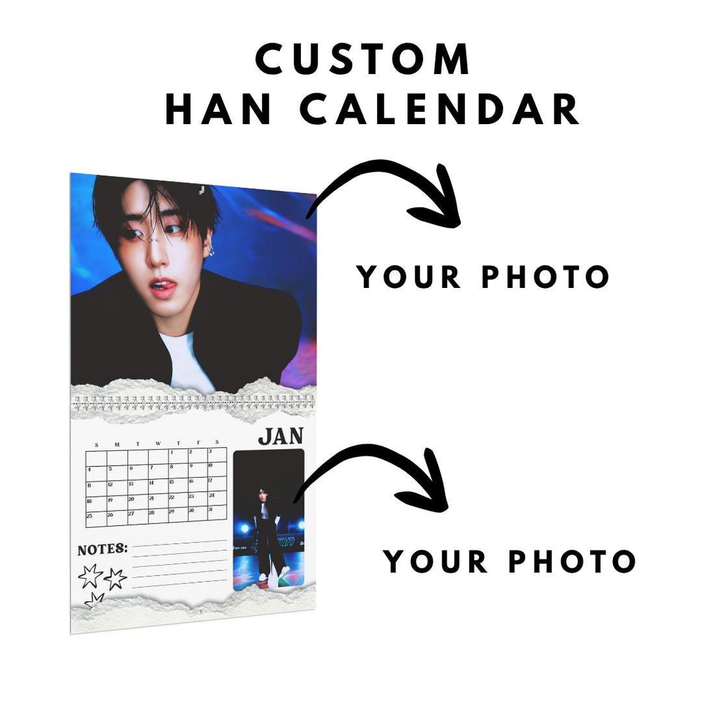Custom 2026 Han Stray kids calendar