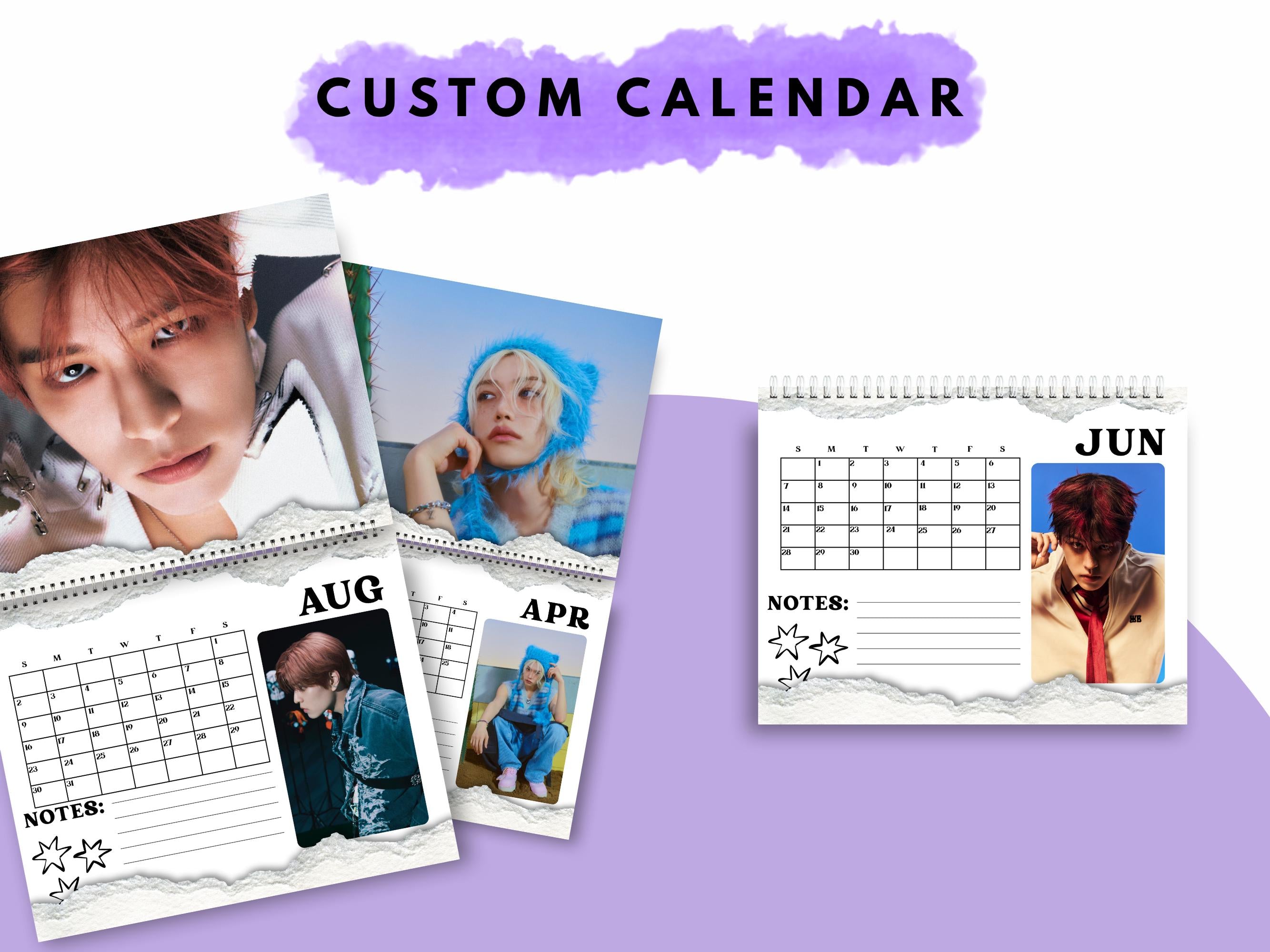 Custom 2026 Seungmin Stray kids calendar