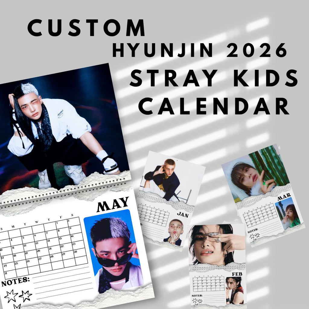 Custom 2026 Hyunjin Stray kids calendars
