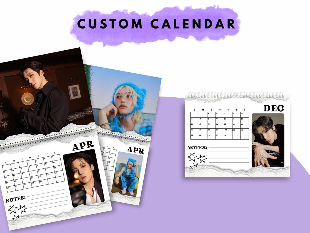 Custom Yunho Ateez Calendar