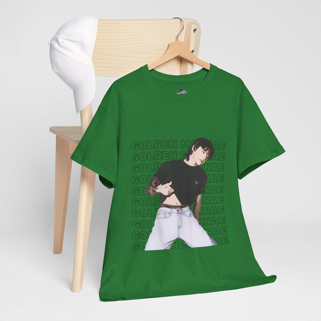 Jungkook Golden Maknae Shirt: Kpop Fan Tee