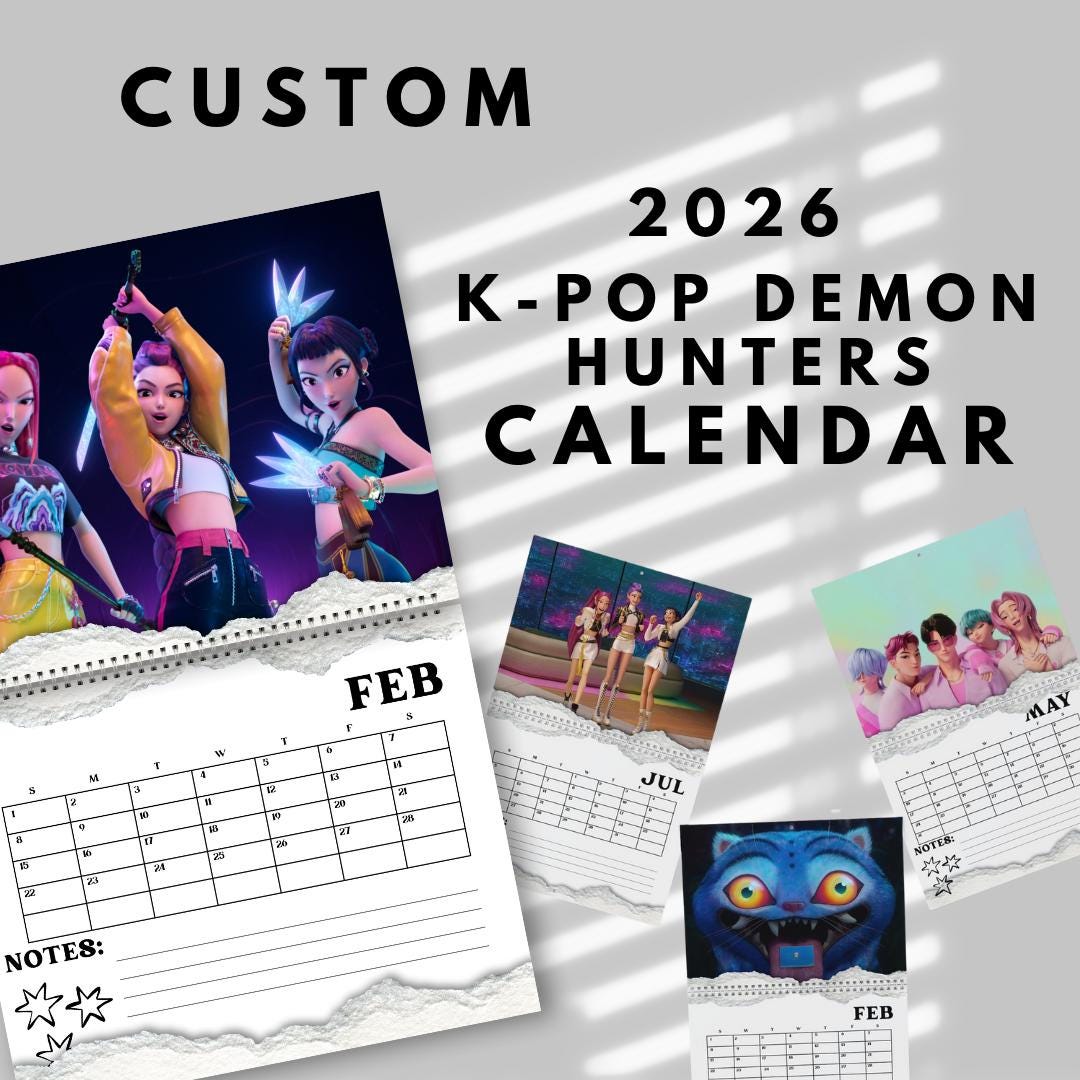 Huntrix 2026 Calendar