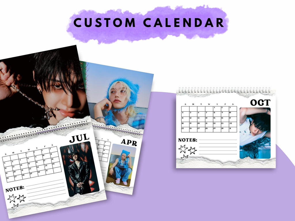 Custom 2026 Bangchan Stray kids calendar