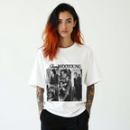 Vintage Wooyoung Shirt: Soft Cotton Tee for ATINY