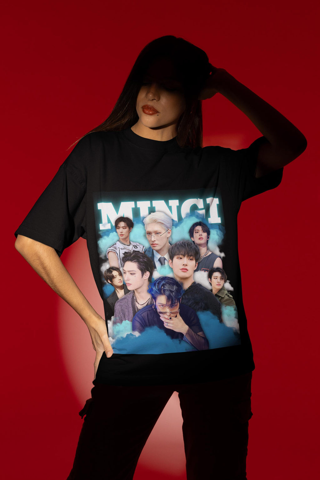 Custom K-Pop T-Shirt: Personalized Name & Design, US Cotton Tee