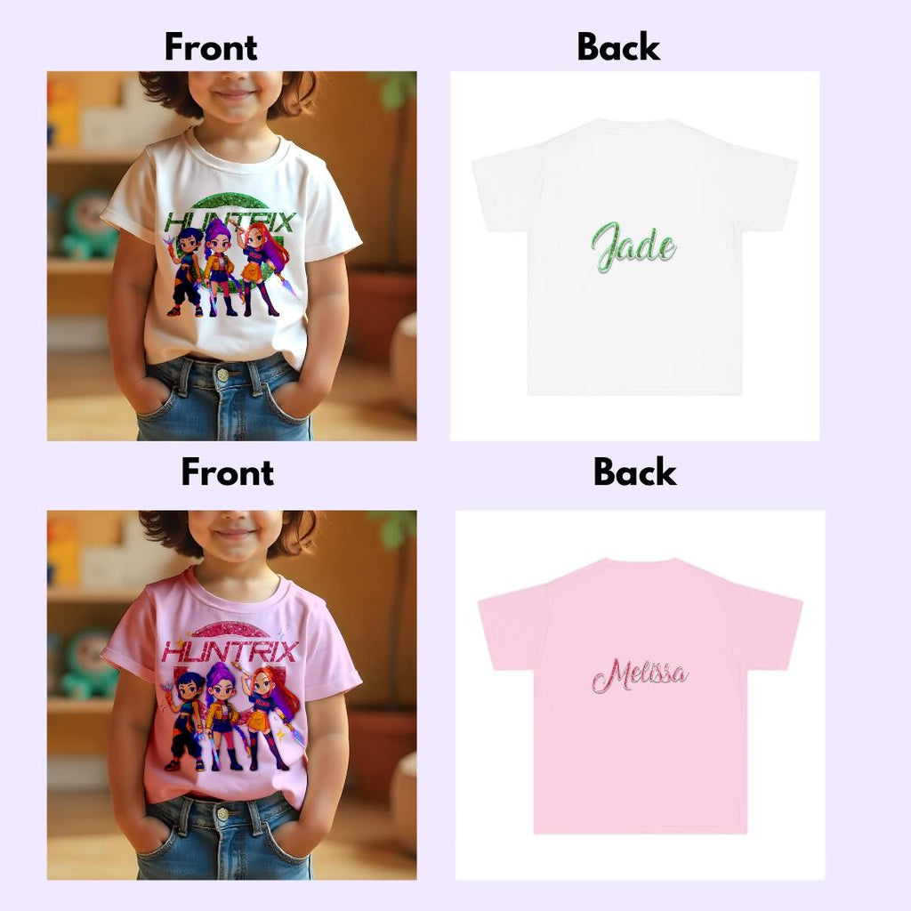 Custom Huntrix Demon Hunters T Shirts, First Day of Kindergarten Shirt, Back to School Outfit, Kids T Shirts, Birthday Gift for Kid