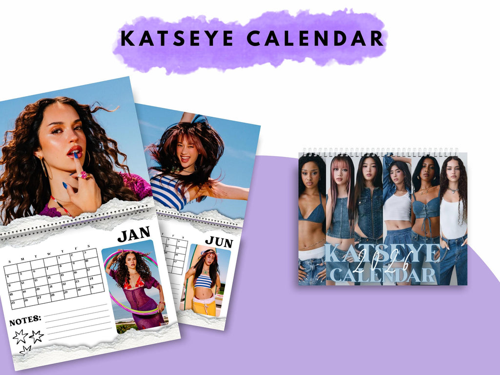 Katseye 2026 Wall Calendar