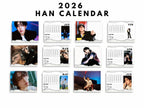 Custom 2026 Han Stray kids calendar