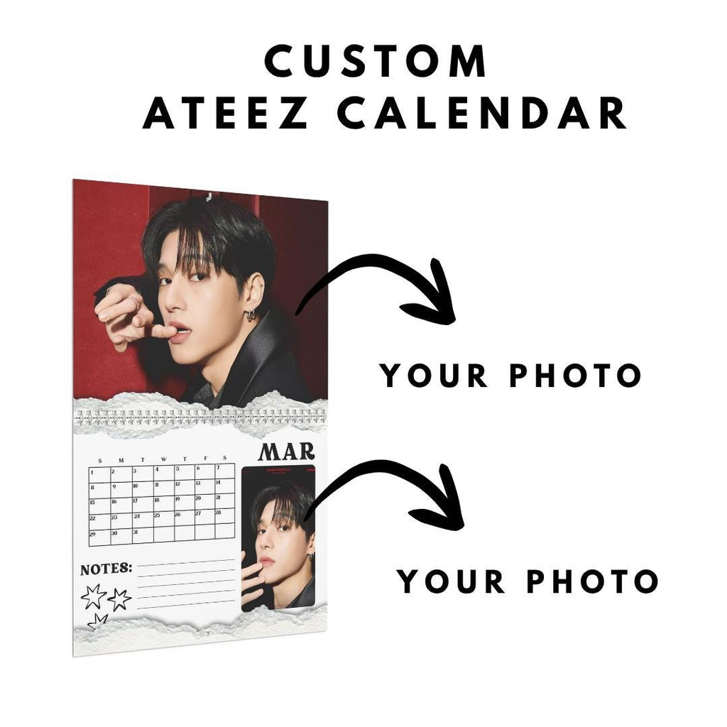 Custom 2026 Ateez wall Calendar