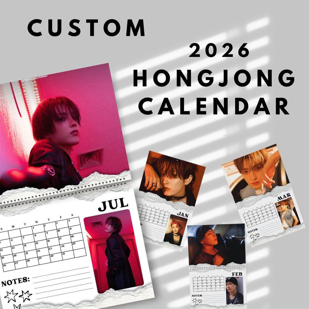 Custom 2026 Hongjoong Ateez Calendar