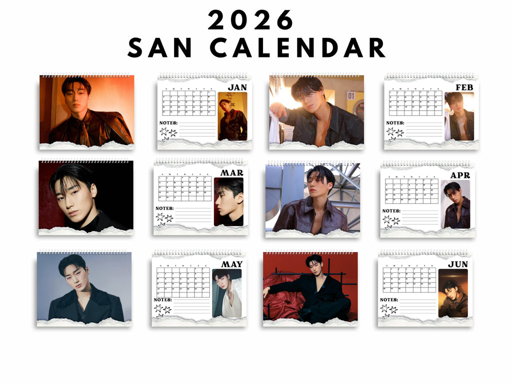Custom San calendar  2026
