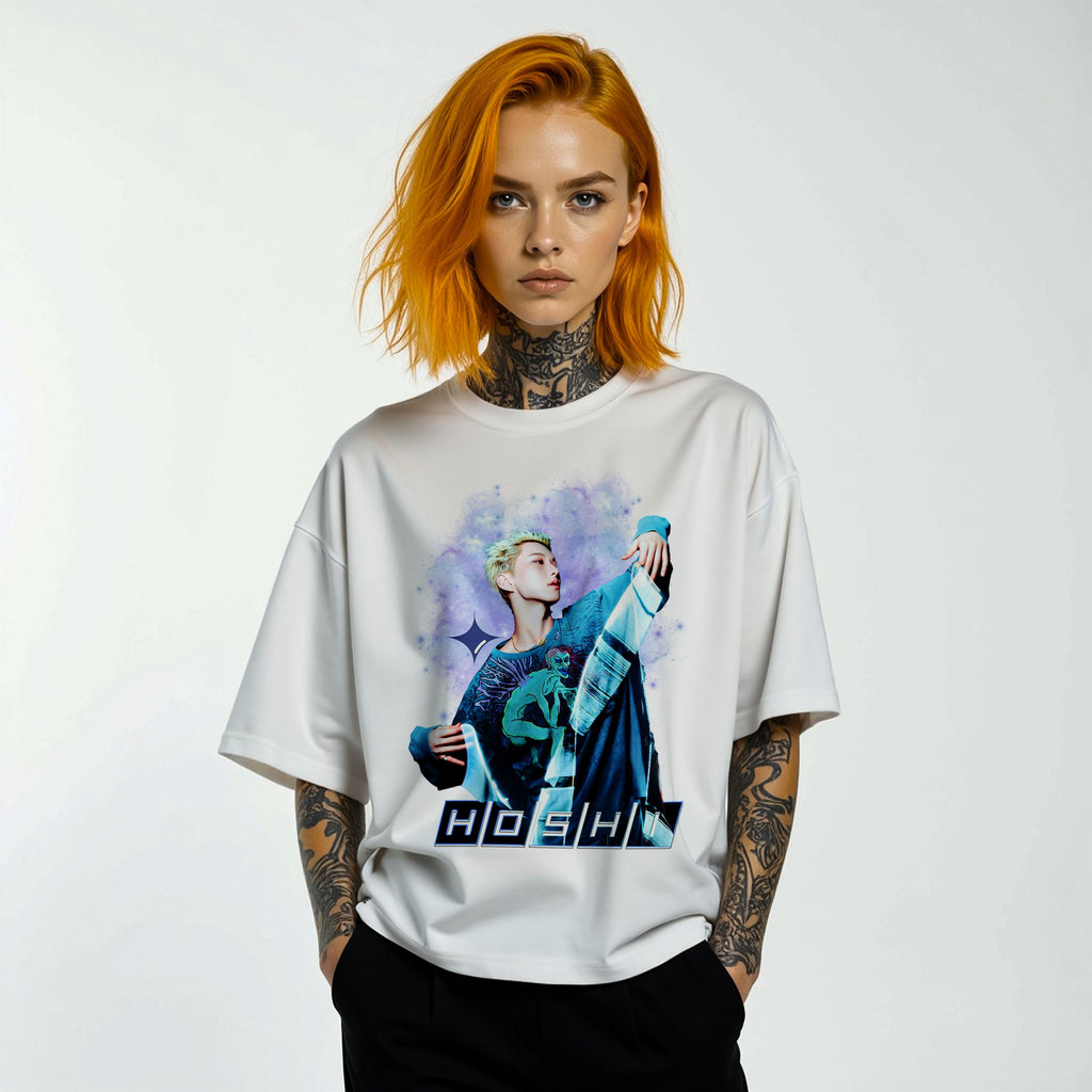 Hoshi Seventeen Inspired Vintage Tee: Soft Cotton Carats Fan Shirt