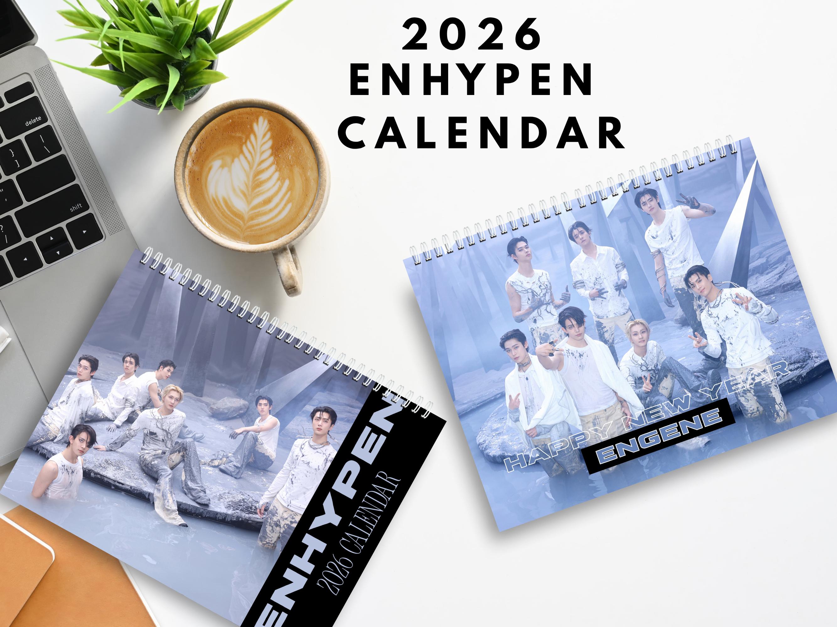 Enhypen 2026 wall Calendar