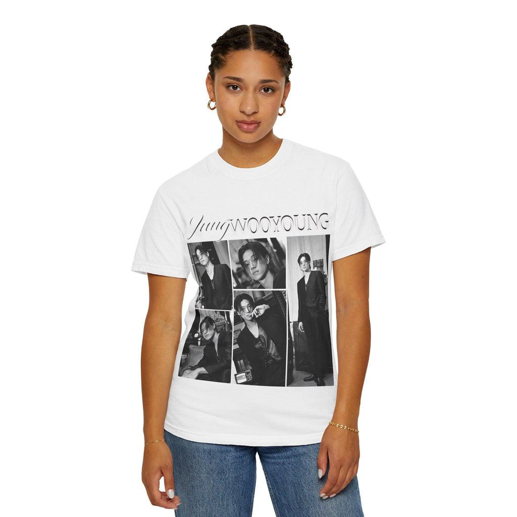 Vintage Wooyoung Shirt: Soft Cotton Tee for ATINY