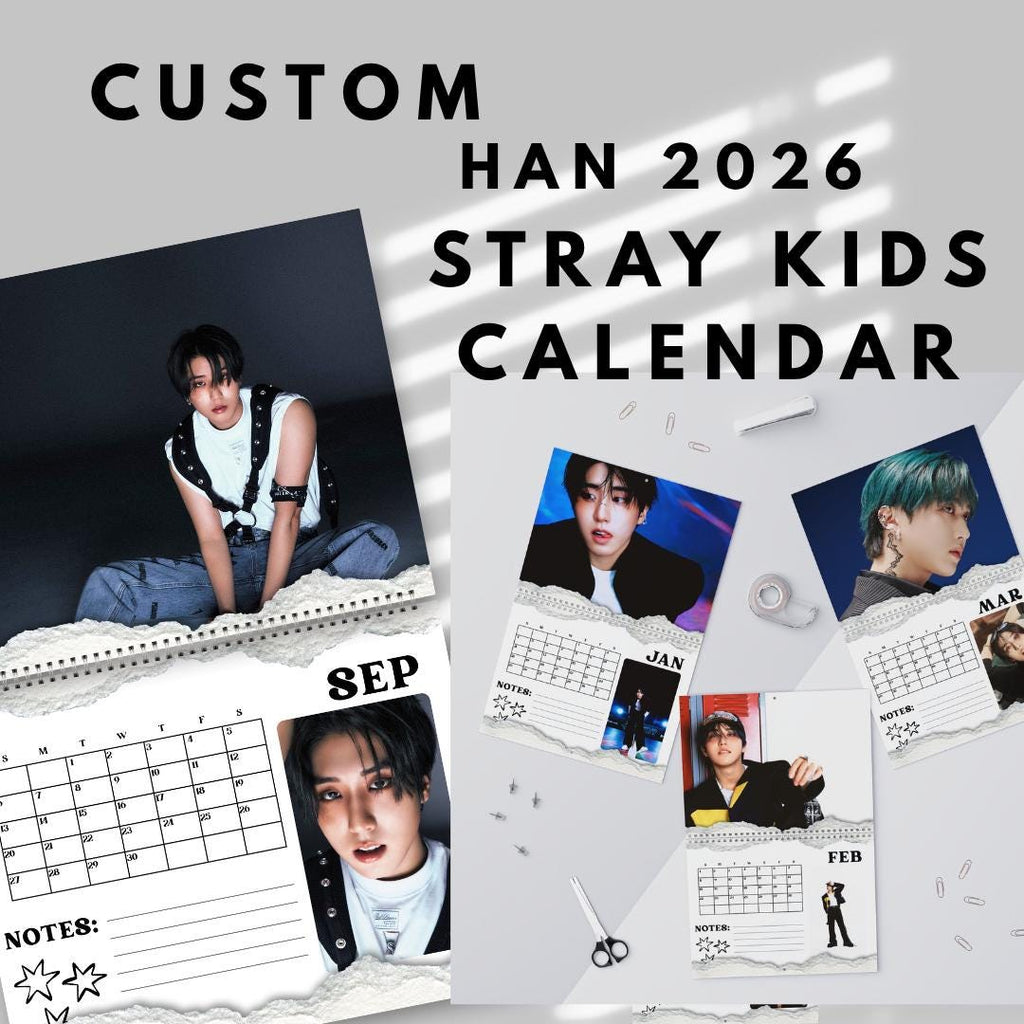 Custom 2026 Han Stray kids calendar