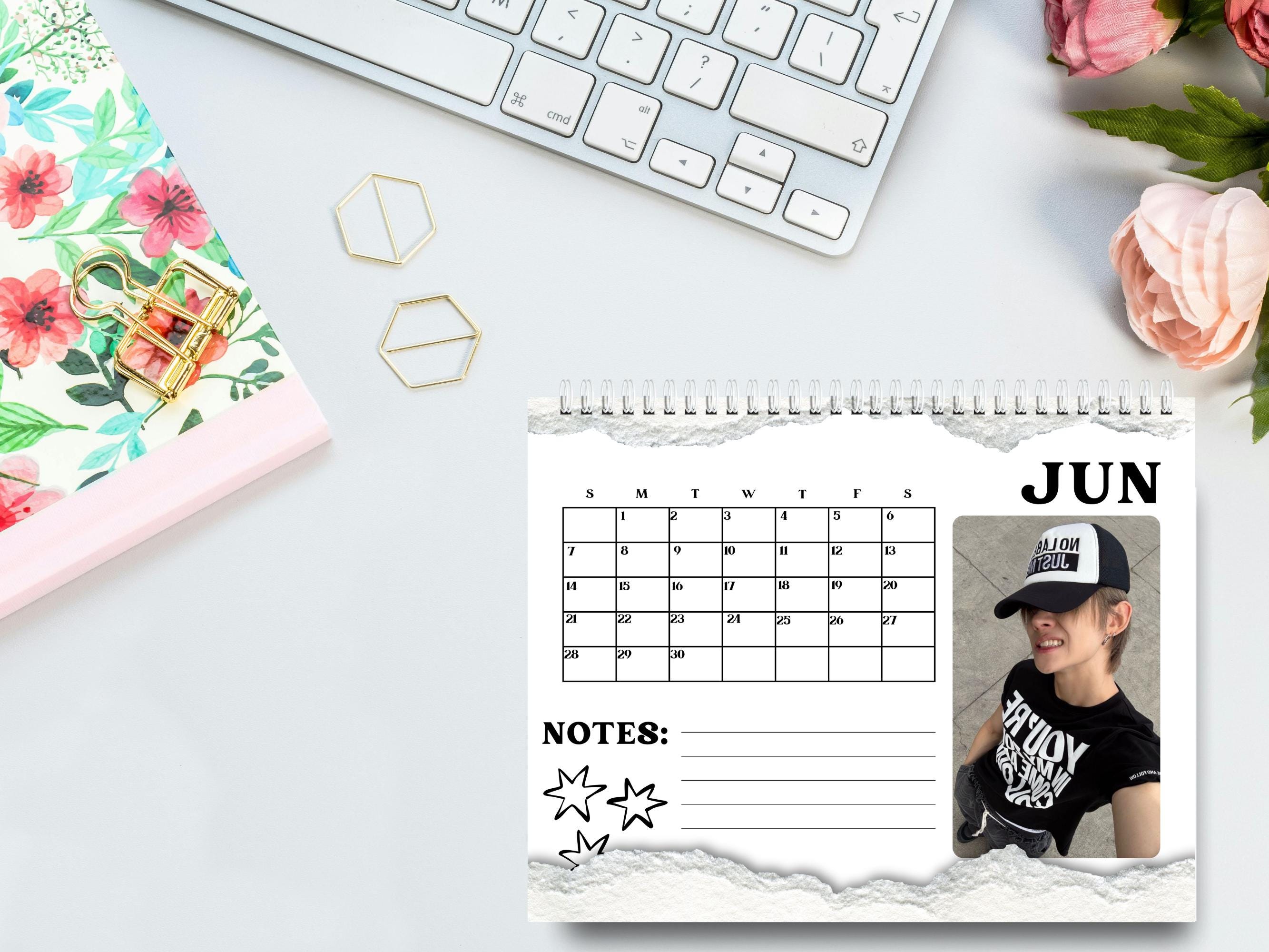 Custom TXT Yeonjun 2026 wall calendar